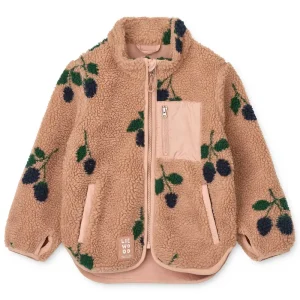 Nolan Pile Jacket in Berry Tuscany by Liewood