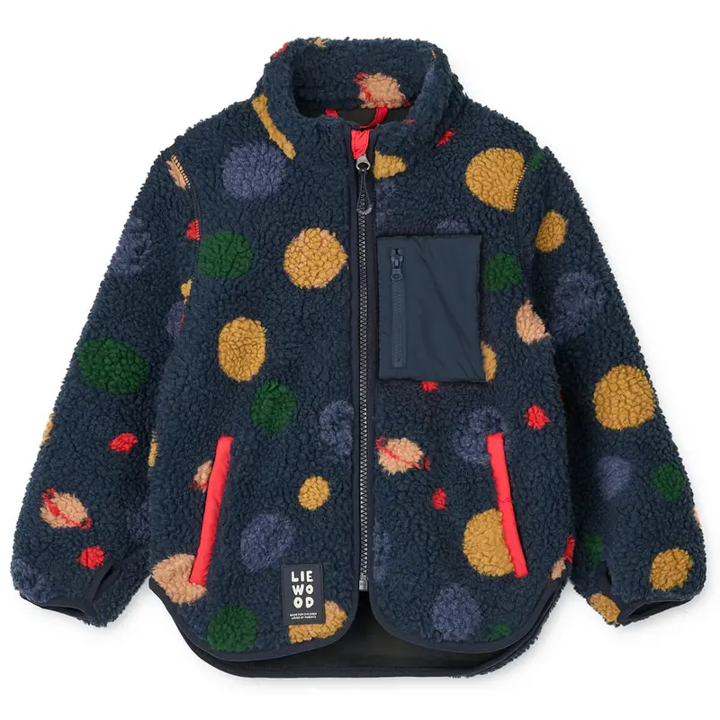 Nolan Pile Jacket in Universe Navy by Liewood