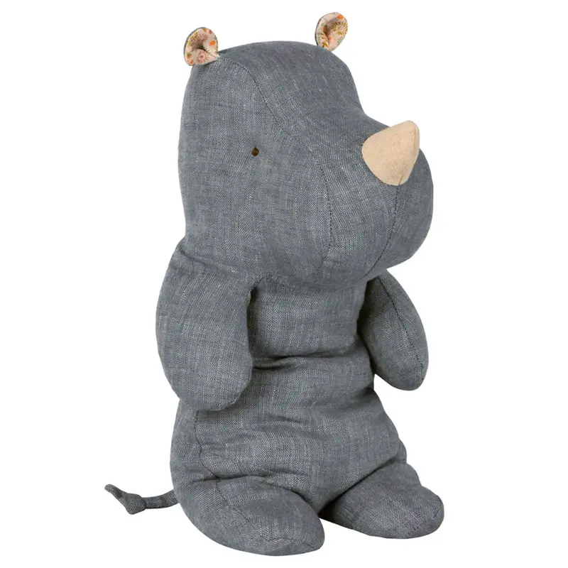 Safari Friends Rhino (Medium 34cm) in Blue by Maileg