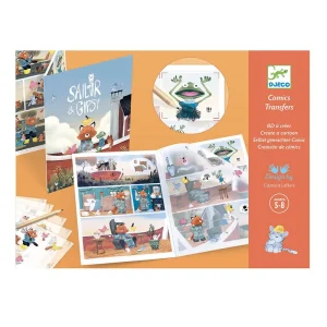 Sailor And Gipsy Comic Strip Rub-On Transfers Set by Djeco