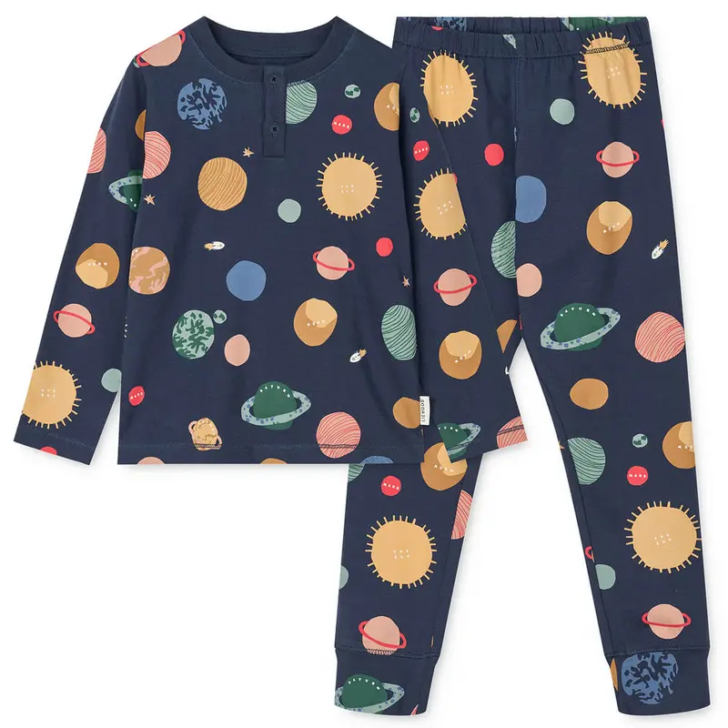 Wilhelm Printed Pyjama Set in Universe Navy by Liewood