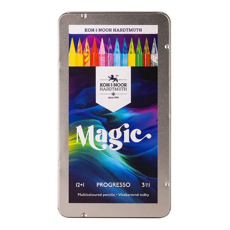 Woodless Magic Coloured Pencils by Koh-I-Noor (Set of 12)