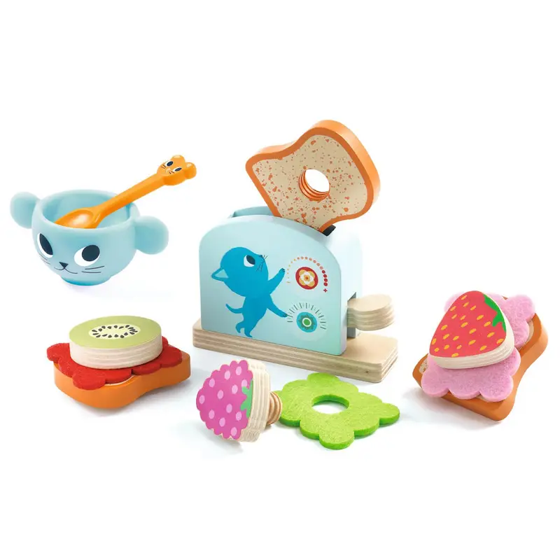 Breakfast Kitten Role Play Food Set by Djeco