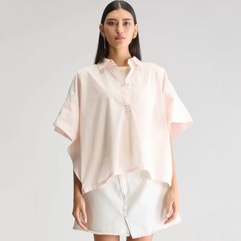 Cairn Short Sleeve Shirt in Ballerine by Bellerose