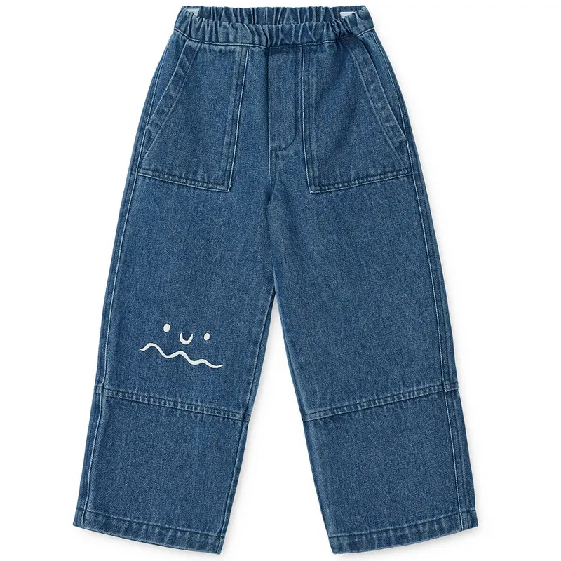 Cesar Denim Pants in Medium Blue by Liewood