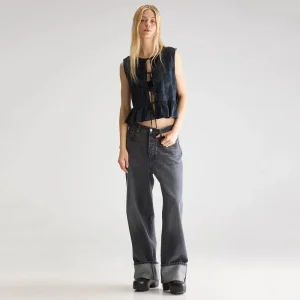 Dotty Embroidered Blouse in Black by Bellerose