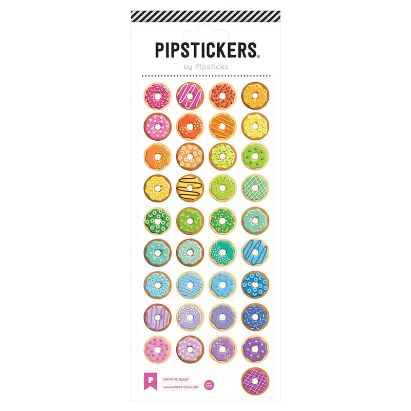 Drive Me Glazy Stickers by Pipsticks