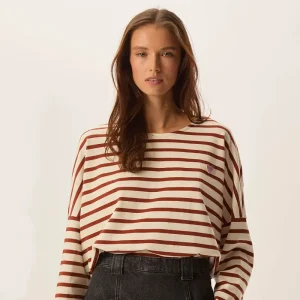 Filly Tee in Ecru / Fox by Des Petits Hauts