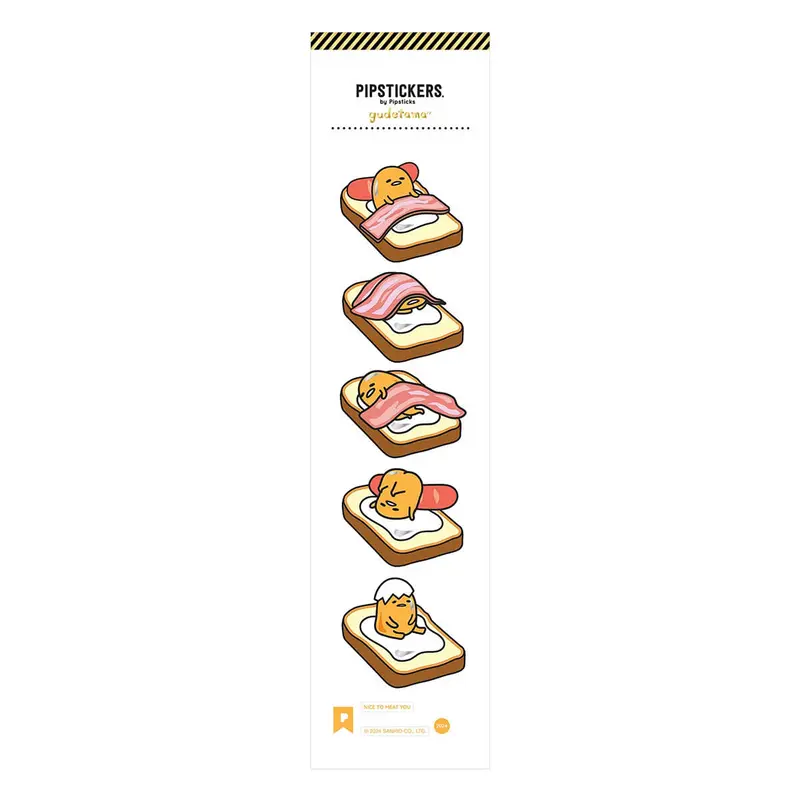 Gudetama Nice To Meat You Stickers by Pipsticks
