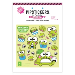 Keroppi Tea Buggy Scratch 'n Sniff Stickers by Pipsticks