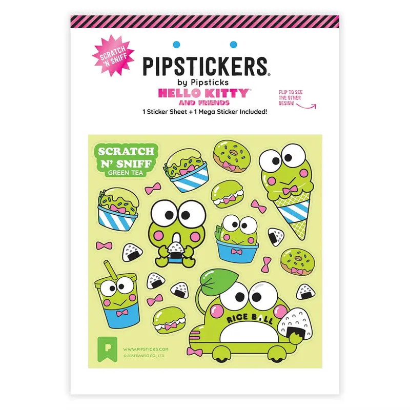 Keroppi Tea Buggy Scratch 'n Sniff Stickers by Pipsticks