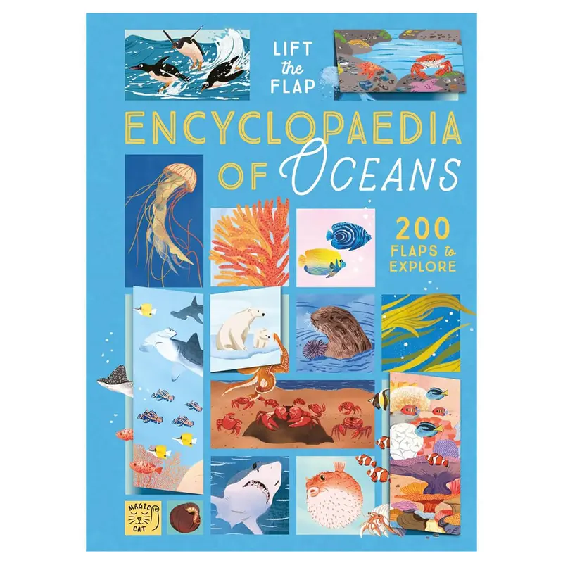 Lift-The-Flap Encylopedia of Oceans by Camilla de la Bedoyere and Jiatong Liu