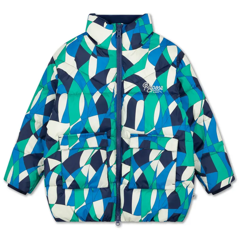 Puffer Coat in Kaleidoscope by Repose AMS
