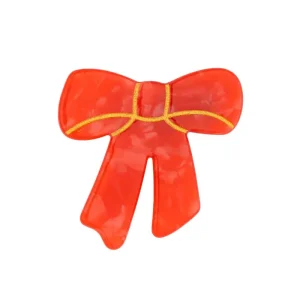 Red Bow Hair Clip by Coucou Suzette
