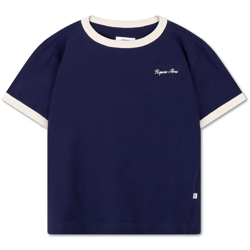 Tee Shirt in Cosmic Navy by Repose AMS