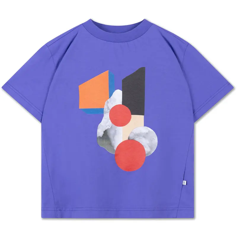 Tee Shirt in Royal Bloom by Repose AMS