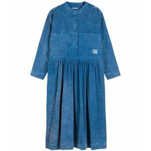 Blue Corduroy Relaxed Dress by Bobo Choses Womenswear