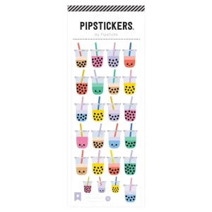Boba Tea Party Stickers by Pipsticks