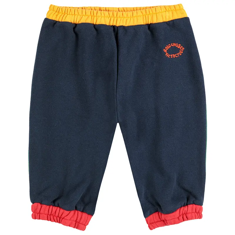 Bobo Choses Colour Block Baby Sweatpants in Navy by Bobo Choses