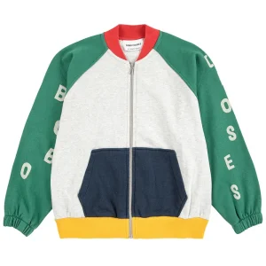 Bobo Choses Colour Block Zipped Sweatshirt by Bobo Choses