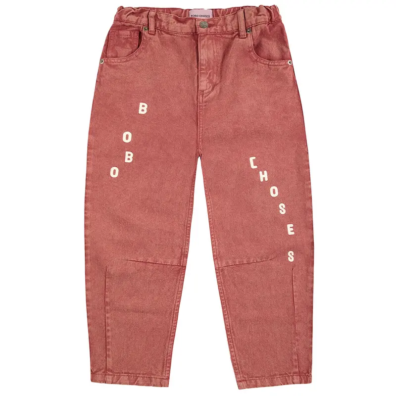 Bobo Choses Denim Pants in Brown by Bobo Choses