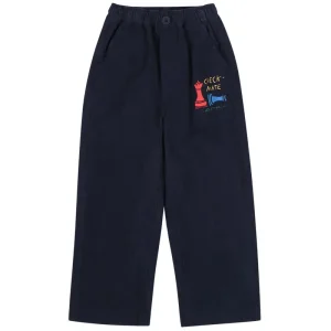 Checkmate Corduroy Pants in Navy by Jelly Mallow