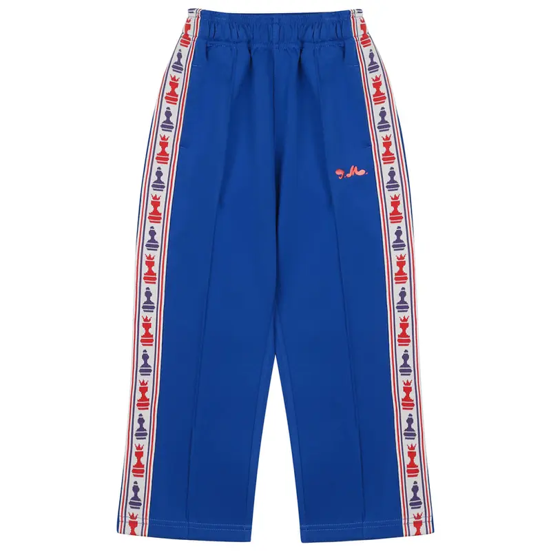Chess Track Pants in Blue by Jelly Mallow