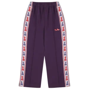 Chess Track Pants in Purple by Jelly Mallow