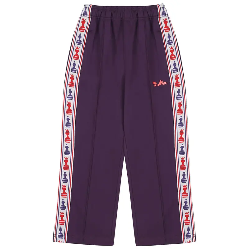 Chess Track Pants in Purple by Jelly Mallow