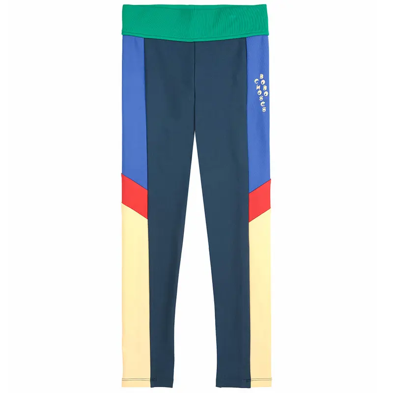 Colour Block Sporty Leggings by Bobo Choses