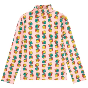 Dices All Over Turtle Neck T-Shirt by Bobo Choses