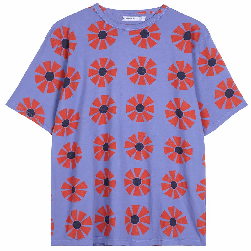 Flower Fitted T-Shirt by Bobo Choses Womenswear