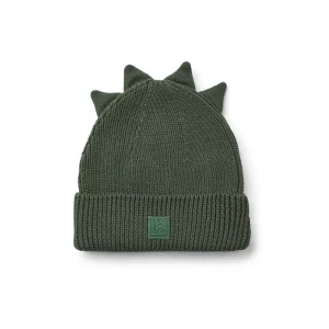 Gina Dino Beanie in Hunter Green by Liewood