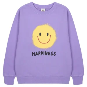 Happiness Sweatshirt in Purple by Jelly Mallow