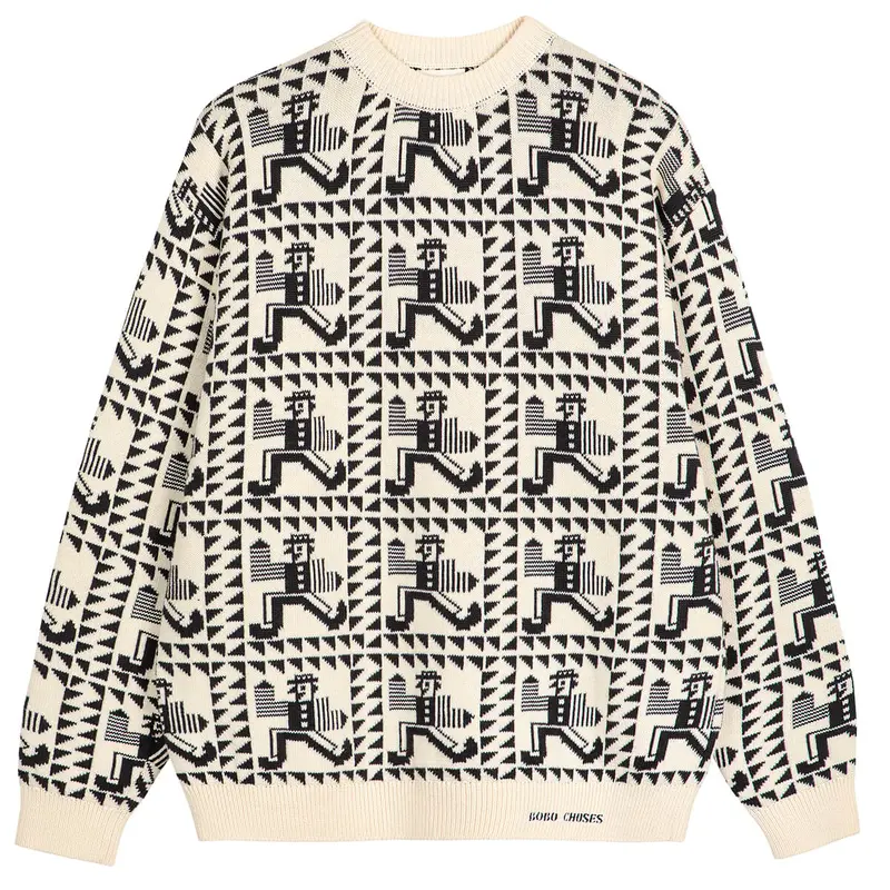 Mr Pencil Jacquard Jumper by Bobo Choses Womenswear
