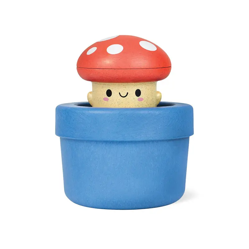 Pop Up Mushroom Eco Bath Toy by Tiger Tribe