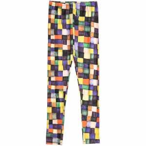 Rainbow Plaid Leggings by Bobo Choses Womenswear