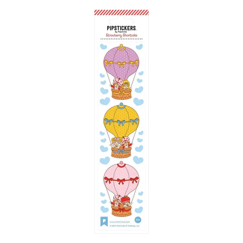 Strawberry Shortcake Berry High Flyers Stickers by Pipsticks