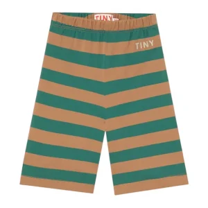 Stripes Knit Baby Pant in Dark Green by Tinycottons