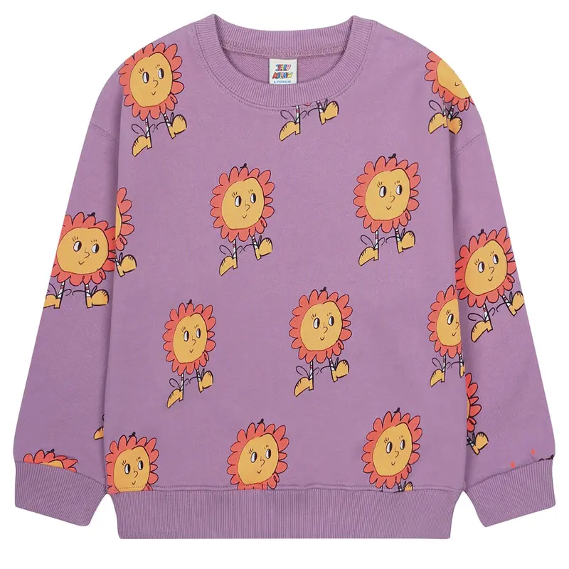 Sunflower Sweatshirt in Purple by Jelly Mallow