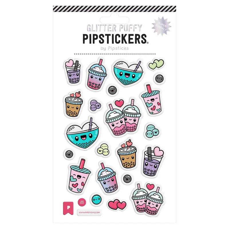 Tea-Rrific Treats Puffy Stickers by Pipsticks