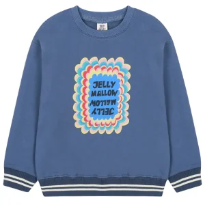 Zigzag Sweatshirt in Navy by Jelly Mallow