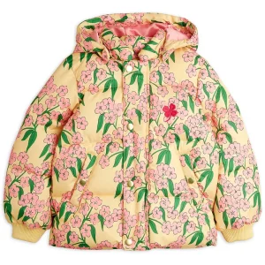 Alpine Flowers AOP Hooded Puffer Jacket by Mini Rodini