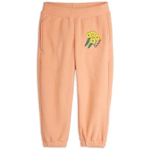 Alpine Flowers Fleece Trousers in Pink by Mini Rodini