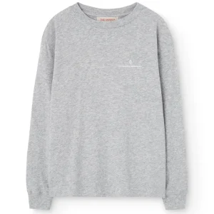 Aries Kid Long Sleeve T Shirt in Medium Grey Heather by The Animals Observatory
