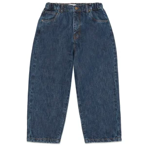 Baggy Jean in Blue Washed Denim by Main Story