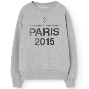 Bear Kid Sweatshirt in Heather Grey by The Animals Observatory
