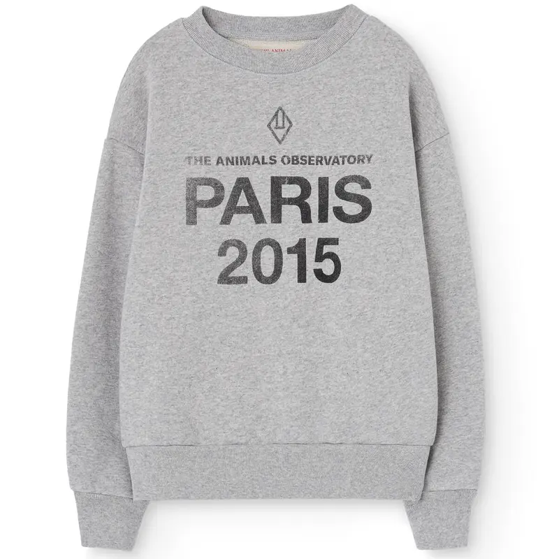 Bear Kid Sweatshirt in Heather Grey by The Animals Observatory