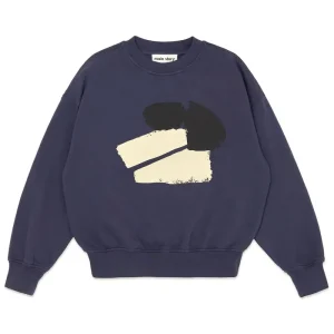 Bubble Sweatshirt in Graystone Blue by Main Story