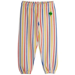 Clover Stripe Sweatpants by Mini Rodini